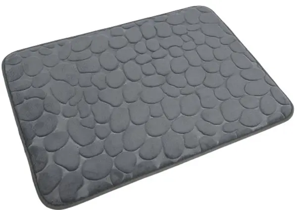 Covoraș de baie Inter Ceramic - Coral fleece, 50 x 70 cm, gri