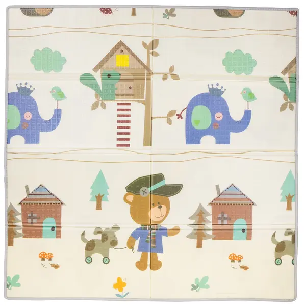 Covoraș de joacă pentru copii Chipolino - Bear, 113 x 113 cm