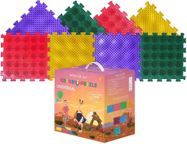 Covoras de joaca tip puzzle Ortho Puzzle - Mix, aricei