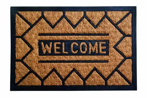 Covoras intrare Vanora VN-GOP-6040P4, cauciuc + nuca cocos, 60 x 40 cm (Maro)