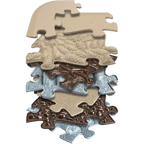 Covoras ortopedic senzorial puzzle Set pentru Seniori