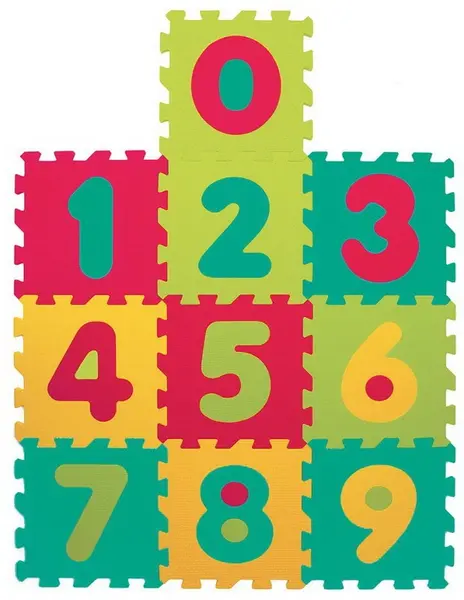 Covoraș puzzle cu numere Ludi - 150 x 61 x 1,1 cm