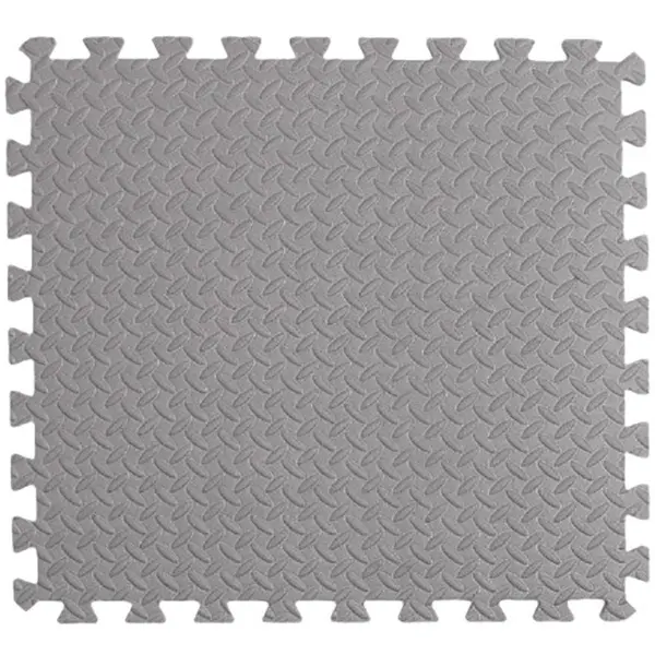 Covoras puzzle xl, 60x60 cm, grosime 2 cm, spuma eva, 2 piese culoare gri