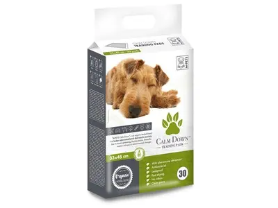 Covorase absorbante pentru caini, CALM DOWN, M-PETS, 33 x45 cm, 30 buc