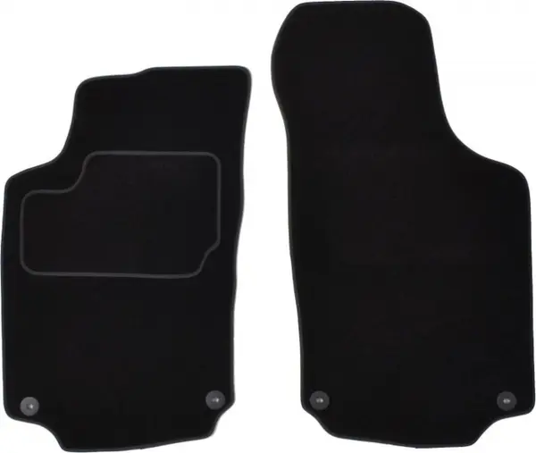 Covorase auto (fata, velur, 2 bucati, culoare negru) OPEL TIGRA intre 2004-2010