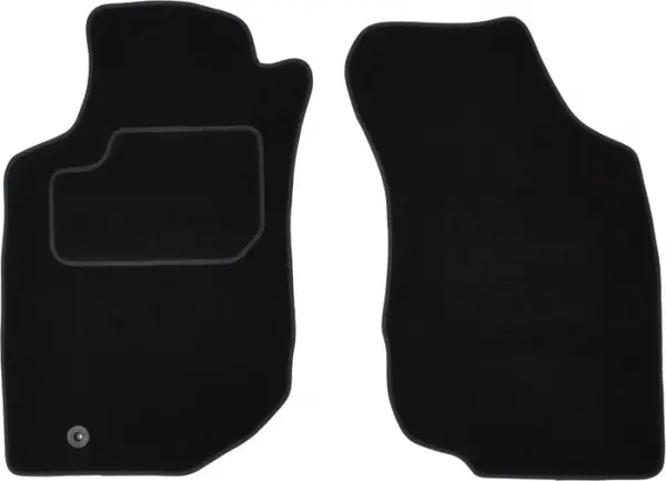 Covorase auto (fata, velur, 2 bucati, culoare negru) TOYOTA HILUX VII intre 2004-2015
