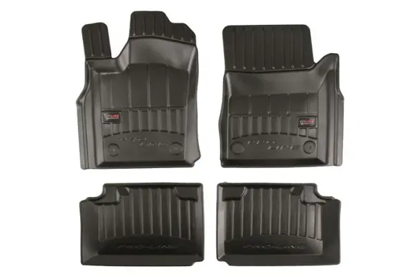 Covorase auto (set, cauciuc, 4 bucati, culoare negru) JEEP COMPASS dupa 2017