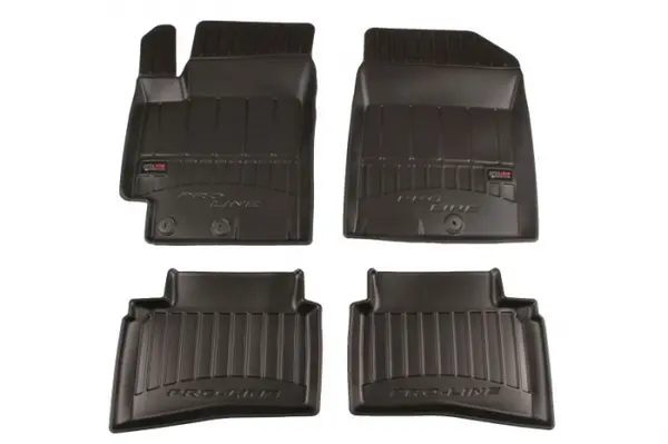 Covorase auto (set, cauciuc, 4 bucati, culoare negru) KIA RIO IV, STONIC dupa 2017