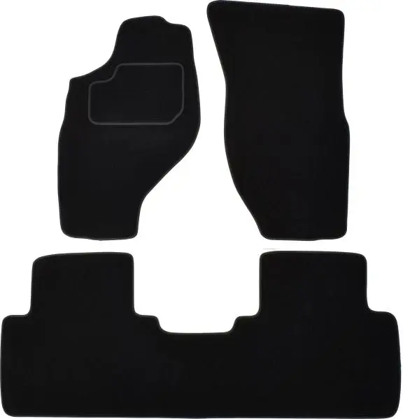 Covorase auto (set, velur, 3 bucati, culoare negru, 5 locuri) NISSAN TERRANO II intre 1992-2007