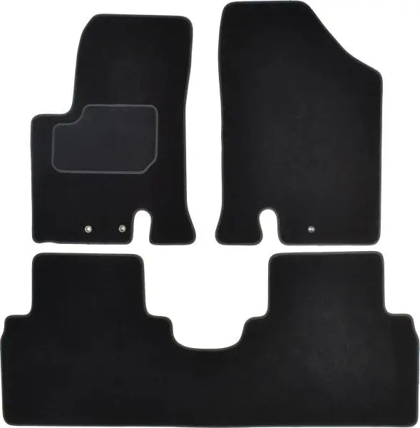 Covorase auto (set, velur, 3 bucati, culoare negru) KIA VENGA dupa 2010
