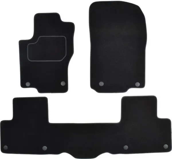 Covorase auto (set, velur, 3 bucati, culoare negru) MERCEDES M (W166) intre 2011-2015