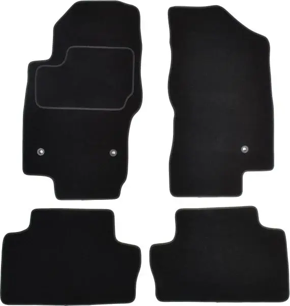 Covorase auto (set, velur, 4 bucati, culoare negru, 5 locuri) NISSAN PATHFINDER III dupa 2005