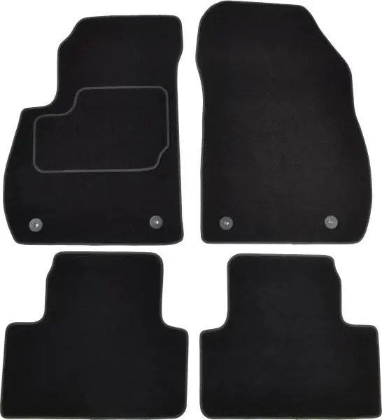 Covorase auto (set, velur, 4 bucati, culoare negru, 5 locuri) OPEL ZAFIRA C dupa 2011