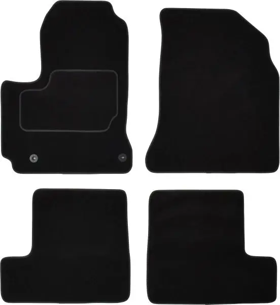 Covorase auto (set, velur, 4 bucati, culoare negru, 5 usi) TOYOTA RAV 4 III dupa 2005