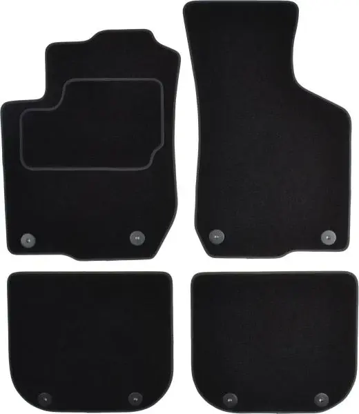 Covorase auto (set, velur, 4 bucati, culoare negru) AUDI A3 intre 1996-2003
