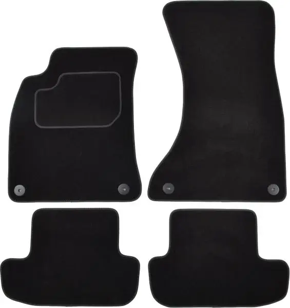 Covorase auto (set, velur, 4 bucati, culoare negru) AUDI A5 intre 2007-2017
