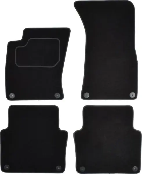 Covorase auto (set, velur, 4 bucati, culoare negru) AUDI A8 intre 2002-2010
