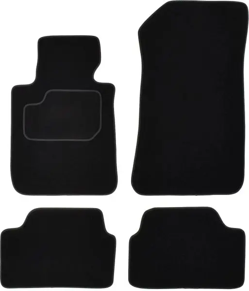 Covorase auto (set, velur, 4 bucati, culoare negru) BMW Seria 1 (E87) intre 2004-2012