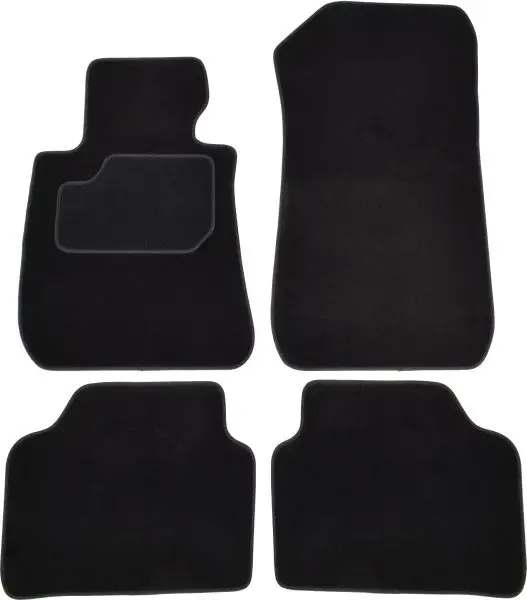 Covorase auto (set, velur, 4 bucati, culoare negru) BMW Seria 3 (E90), 3 (E91), 3 (E92) intre 2004-2013