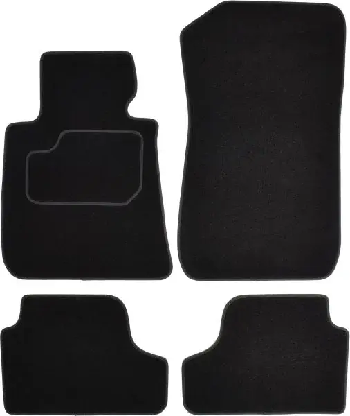 Covorase auto (set, velur, 4 bucati, culoare negru) BMW Seria 3 (E93) intre 2006-2013