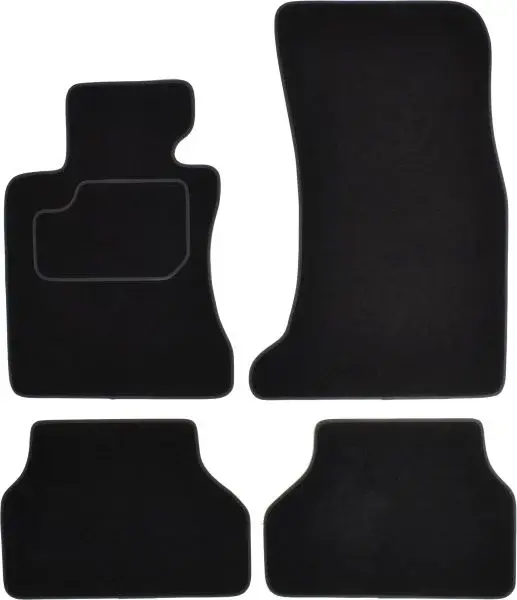 Covorase auto (set, velur, 4 bucati, culoare negru) BMW Seria 5 (E60) intre 2001-2010