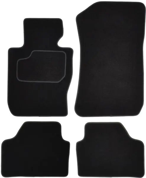 Covorase auto (set, velur, 4 bucati, culoare negru) BMW X1 (E84) intre 2009-2015