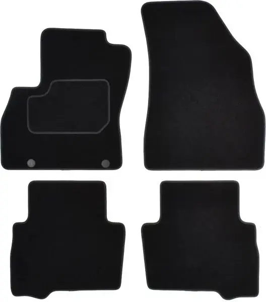 Covorase auto (set, velur, 4 bucati, culoare negru) CITROEN NEMO dupa 2008