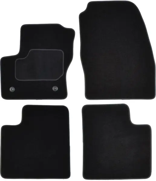Covorase auto (set, velur, 4 bucati, culoare negru) FORD C-MAX II dupa 2010