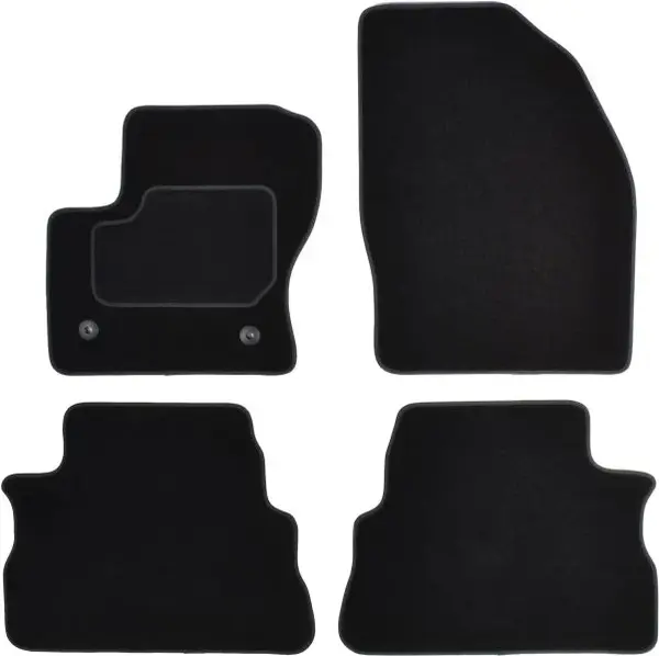 Covorase auto (set, velur, 4 bucati, culoare negru) FORD KUGA II dupa 2013