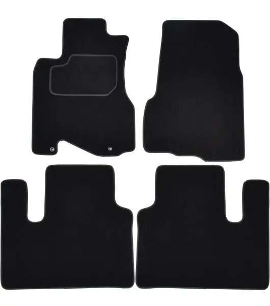 Covorase auto (set, velur, 4 bucati, culoare negru) HONDA CR-V II intre 2001-2007