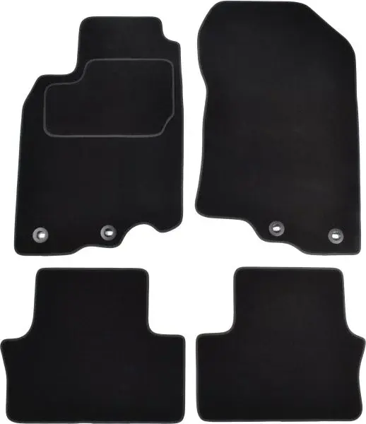 Covorase auto (set, velur, 4 bucati, culoare negru) HONDA INSIGHT dupa 2009