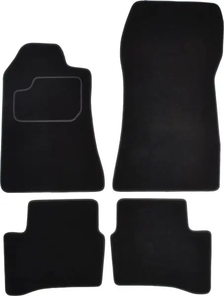 Covorase auto (set, velur, 4 bucati, culoare negru) MERCEDES CLK (C208) intre 1997-2002