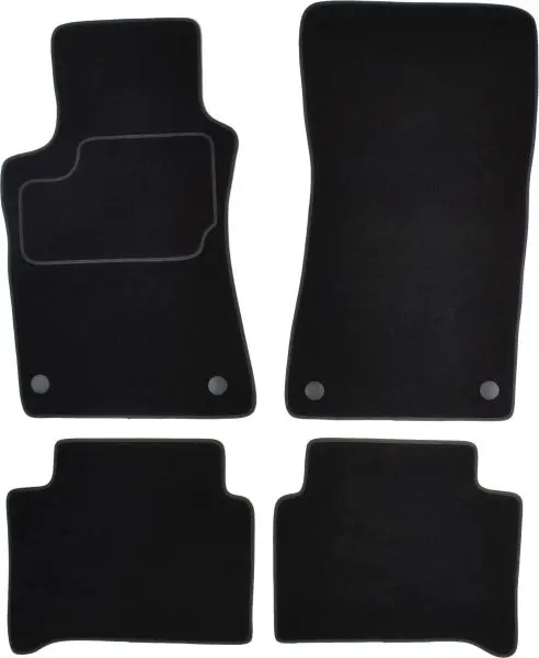 Covorase auto (set, velur, 4 bucati, culoare negru) MERCEDES CLS (C219) intre 2004-2010