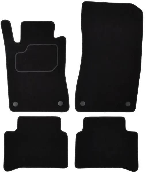 Covorase auto (set, velur, 4 bucati, culoare negru) MERCEDES E (W211) intre 2002-2008