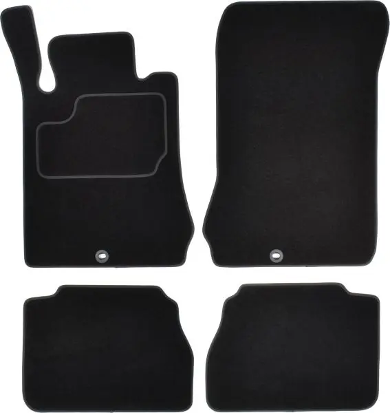 Covorase auto (set, velur, 4 bucati, culoare negru) MERCEDES E (W210) intre 1995-2002