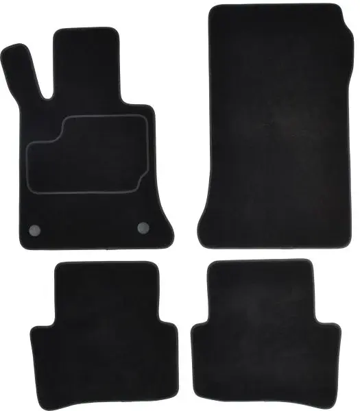 Covorase auto (set, velur, 4 bucati, culoare negru) MERCEDES GLK (X204) intre 2008-2015