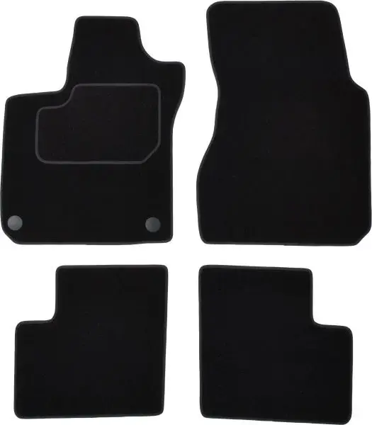 Covorase auto (set, velur, 4 bucati, culoare negru) RENAULT TWINGO III dupa 2014