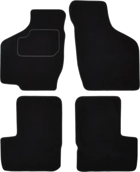 Covorase auto (set, velur, 4 bucati, culoare negru) SUZUKI IGNIS I intre 2000-2003
