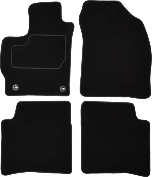 Covorase auto (set, velur, 4 bucati, culoare negru) TOYOTA PRIUS dupa 2012