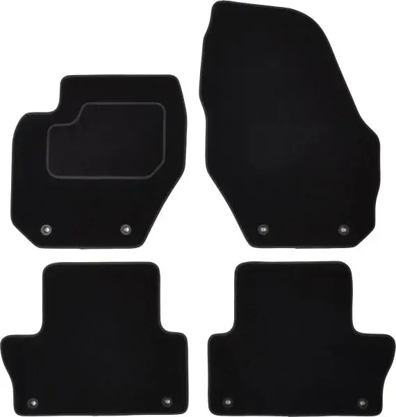 Covorase auto (set, velur, 4 bucati, culoare negru) VOLVO XC60 dupa 2008