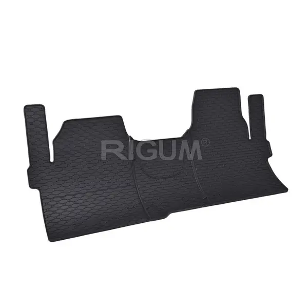 Covorase Cauciuc Auto Ford Transit/Tourneo Custom II cu 2 sau 3 Locuri in Fata, VW T7 Caravelle/T7 Transporter, 3 Locuri