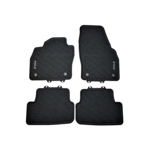 Covorase de cauciuc All-weather originale Volkswagen Polo (AW1) 2018-, Set 4 bucati