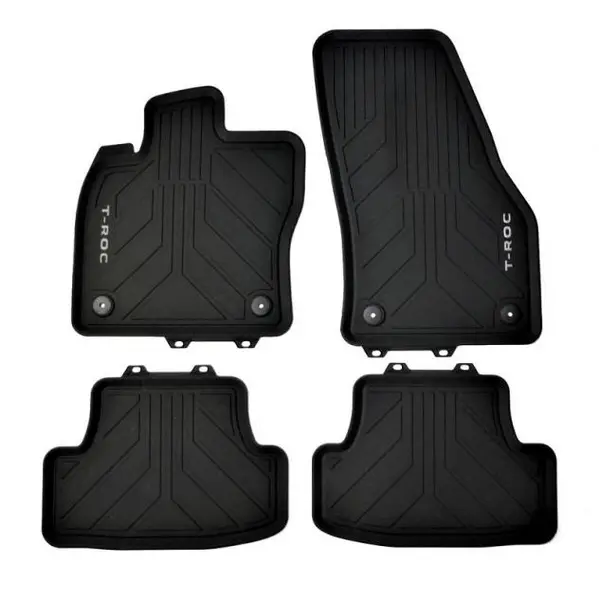 Covorase de cauciuc All-weather originale Volkswagen T-Roc 2018-, Set 4 bucati TPE