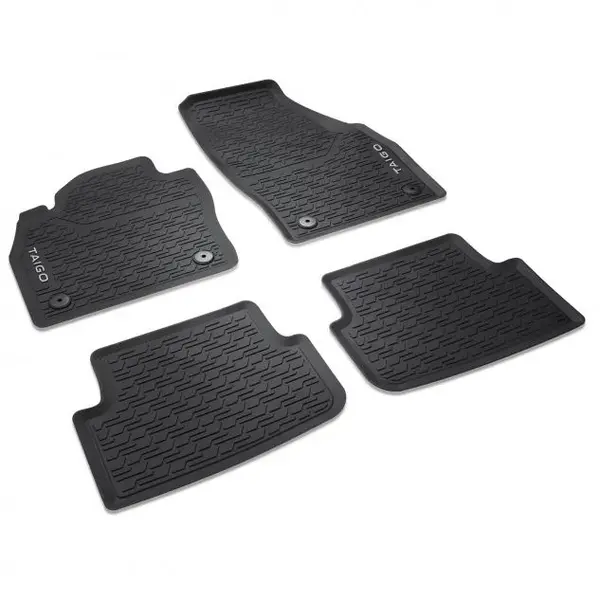 Covorase de cauciuc All-weather originale Volkswagen Taigo (CS1) 2022-, Set fata si spate, TPE