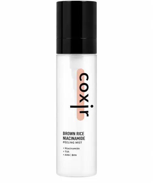 COXIR – Brown Rice Niacinamide Peeling Mist, 80ml