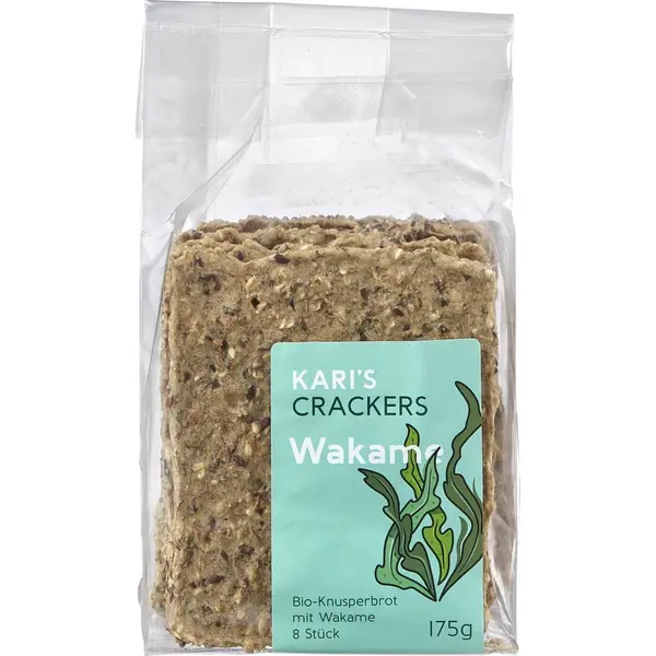 Crackers cu ovaz spelta si alge wakame 8 felii, eco - 175 g