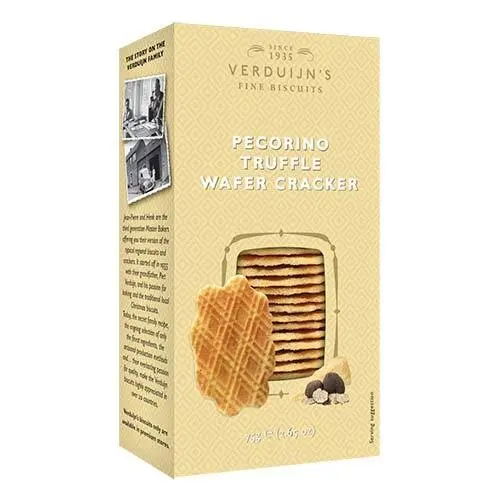Crackers cu pecorino și trufe negre Verduijn’s 75g