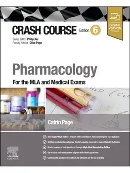 Crash Course Pharmacology. For the MLA and Medical Exams, 6 ed, Paperback/***