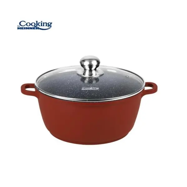 Cratita Cooking by Heinner Calabria, Diametru 20 cm, Volum 2.5 l, Capac