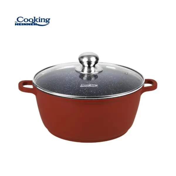 Cratita Cooking by Heinner Calabria, Diametru 22 cm, Volum 3 l, Capac